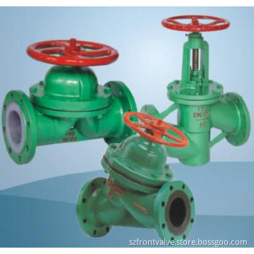 Cast Steel Flanged End Diaphragm Valve